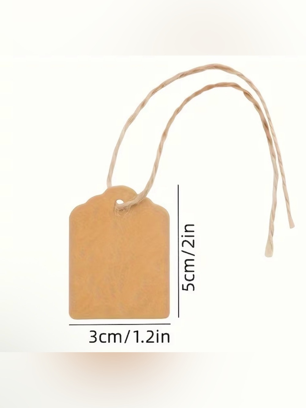 Hang tags set of 50 great for labeling - Picture 2 of 6
